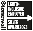 Stonewall - LGBTQ+ Incluse Employer - Silver Award 2023
